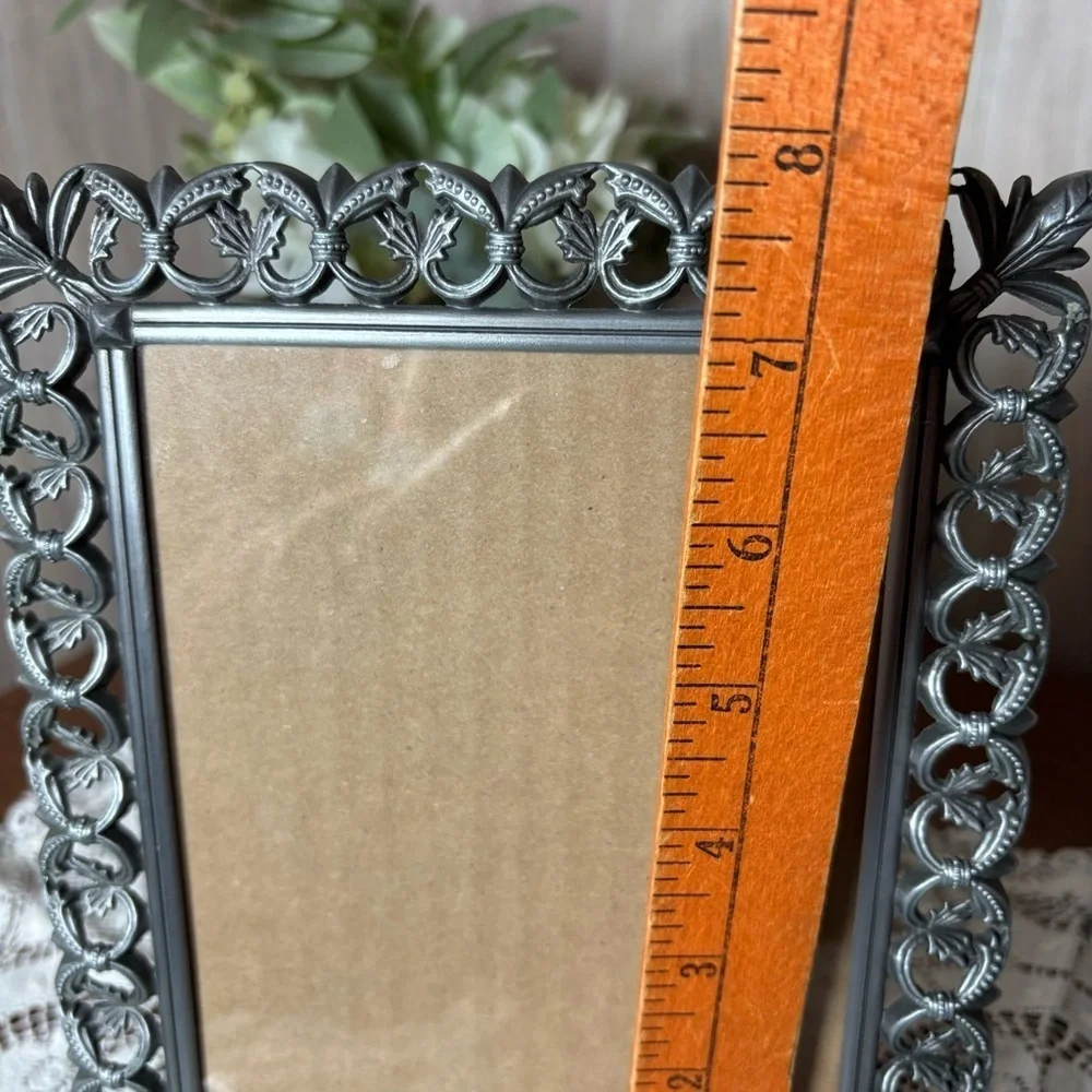 Malden Ornate Black Silver Scroll Photo Frame 5 X 7